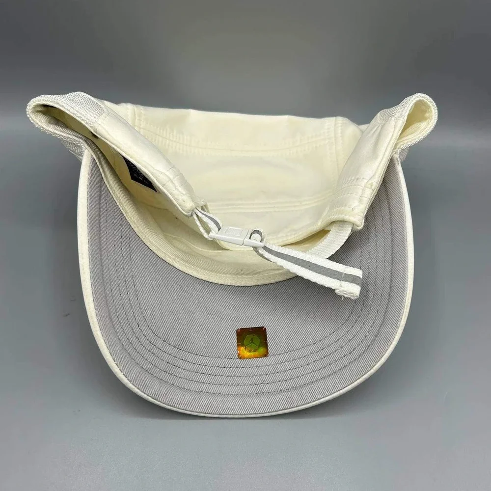 Air Jordan 5 Panel Hat Men White Embroidered‎ Logo Jumpman Strap Back Cap